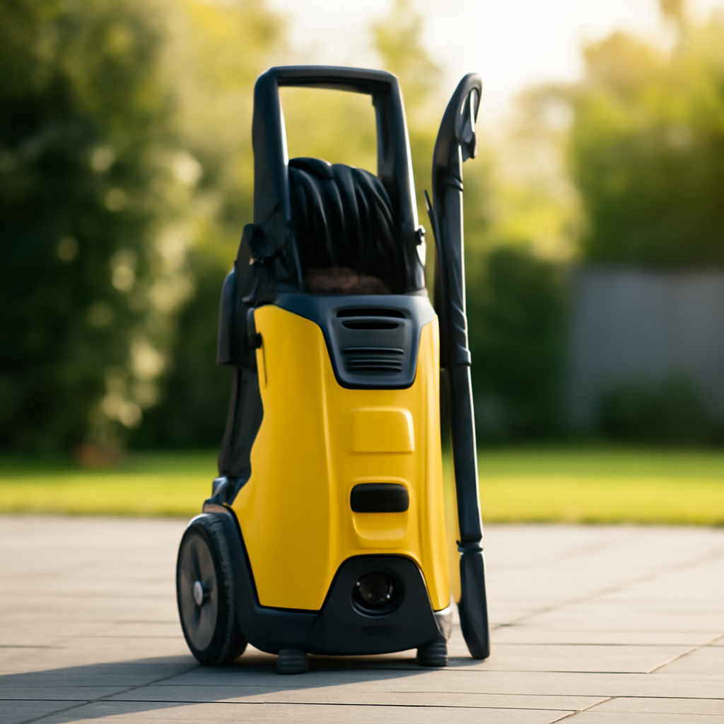 Rasentrimmer – Anwendung im Garten (AI)